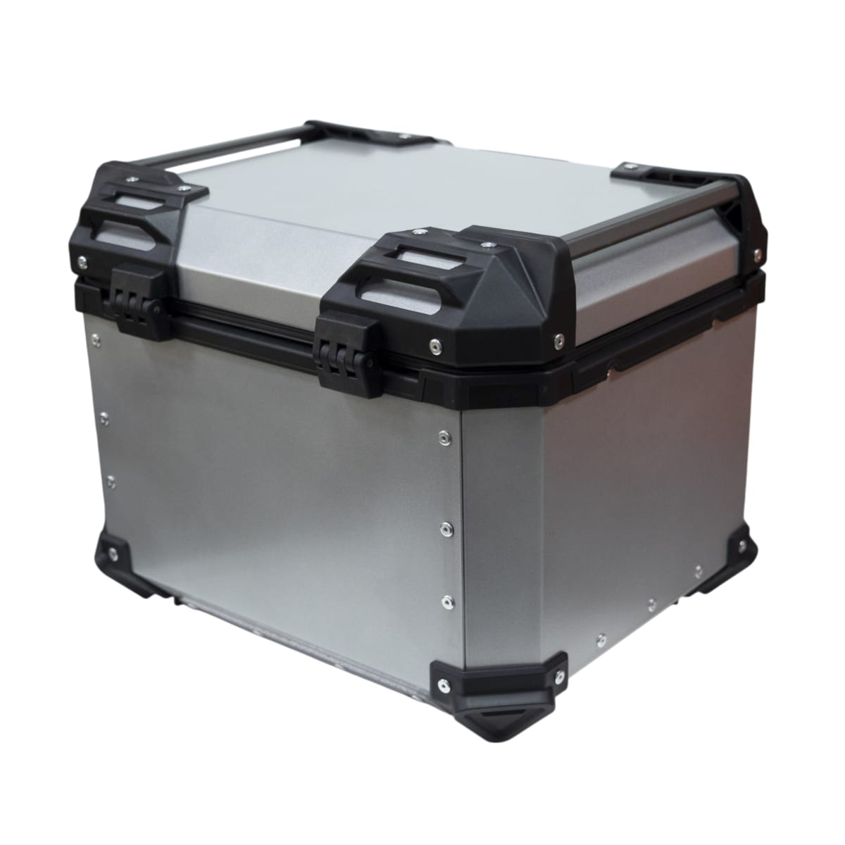 Maleta moto top case 4rs e702 45 litros aluminio silver desmontable5
