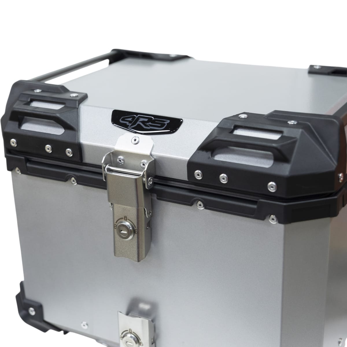 Maleta moto top case 4rs e702 45 litros aluminio silver desmontable7