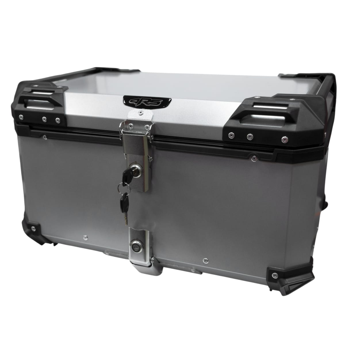 Maleta moto top case 4rs e705 65 litros silver aluminio desmontable1