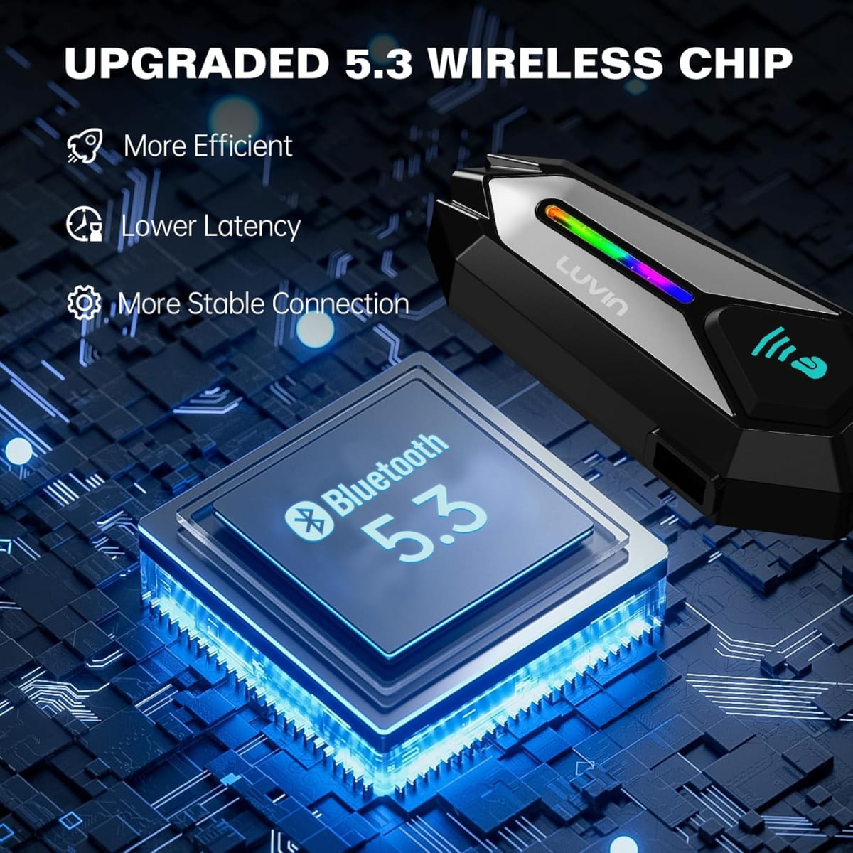 Manos libres para casco moto luvin galaxy8 intercomunicador2