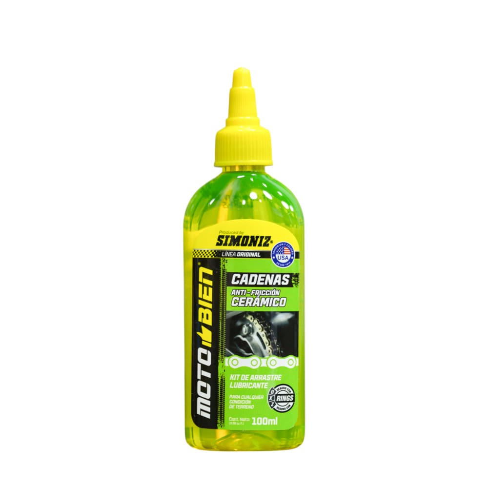 Lubricante de cadenas cerámico antifricción simoniz motobien 100ml1