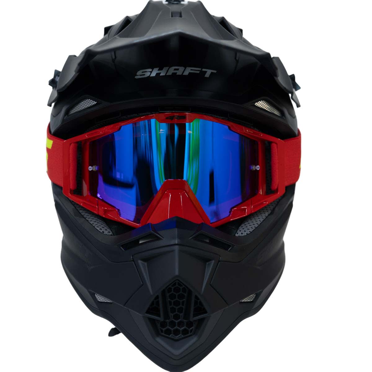 Antiparras para moto 4rs evo rojo motocross enduro mtb3