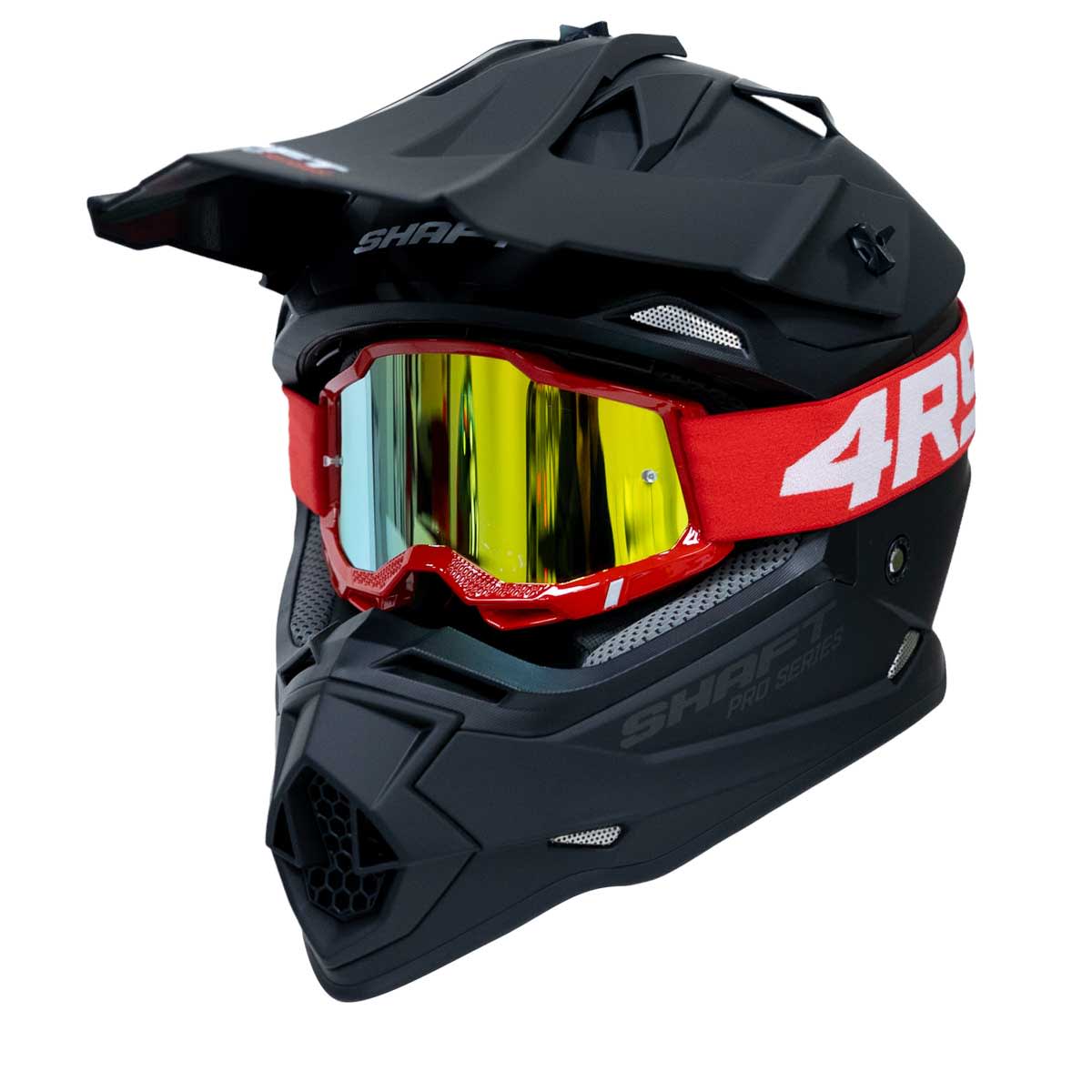 Antiparras para moto 4rs lite rojo motocross enduro mtb3