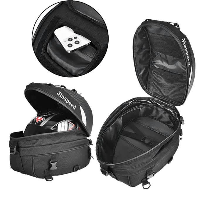 Bolso De Estanque Para Moto Jiaspeed B17 Expandible4