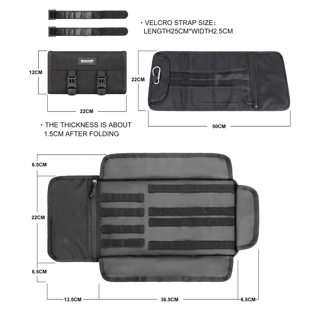Bolso de herramientas portatil rhinowalk mt103bk4