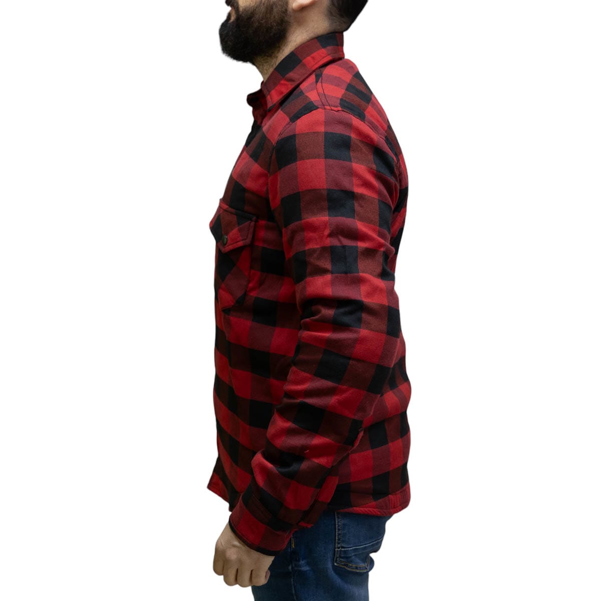 Camisa leñadora para moto armad gear field con protecciones3