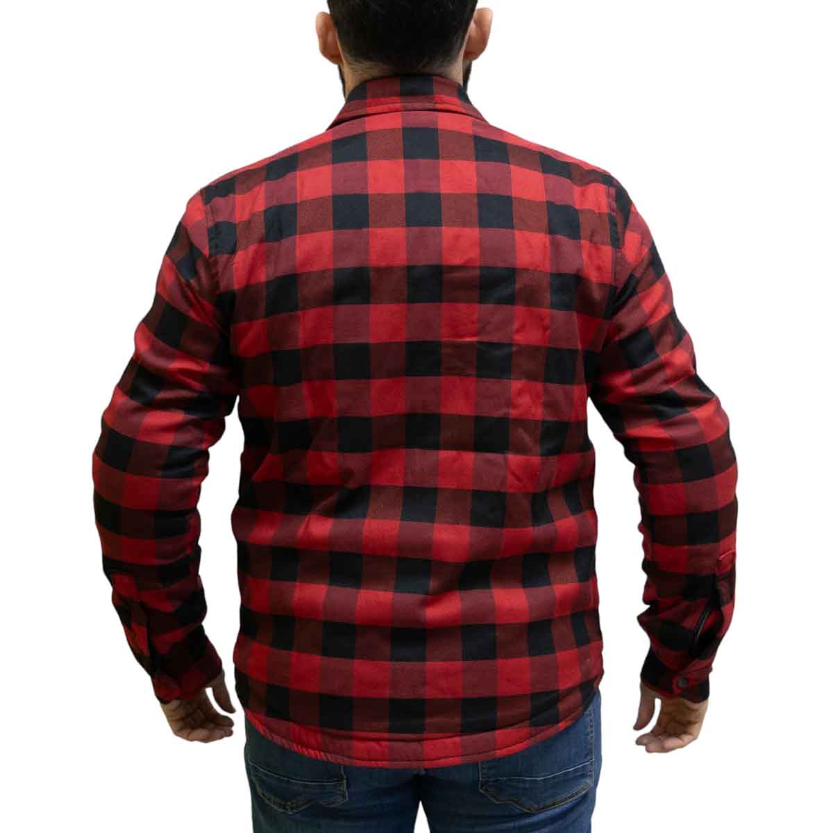 Camisa leñadora para moto armad gear field con protecciones5