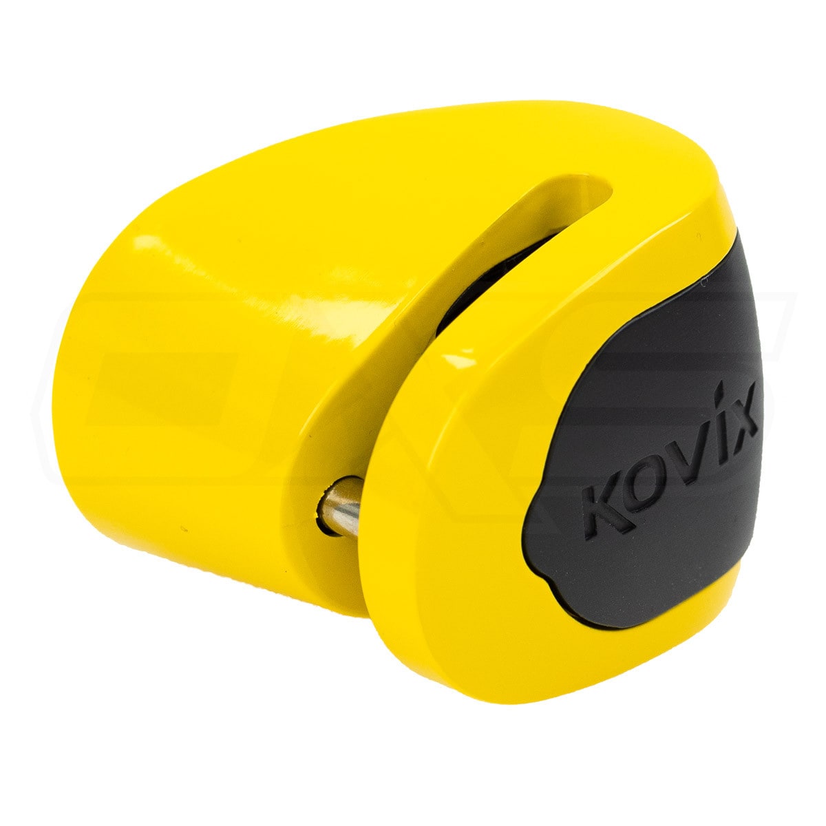 Candado Disco Moto Kovix Kns6 amarillo Pin 6mm Con Alarma 120db3