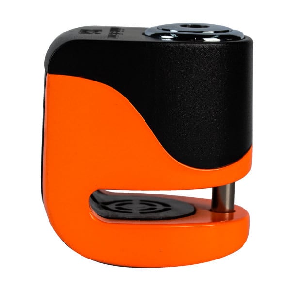 Candado Disco Moto Kovix Con Alarma Ks6 Naranjo Fluor2