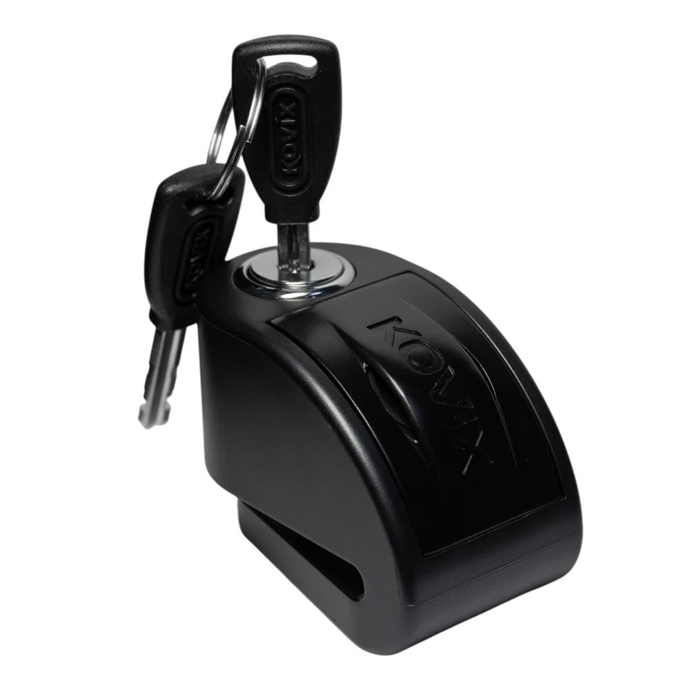 Candado disco moto kovix con alarma kt6-bk negro1