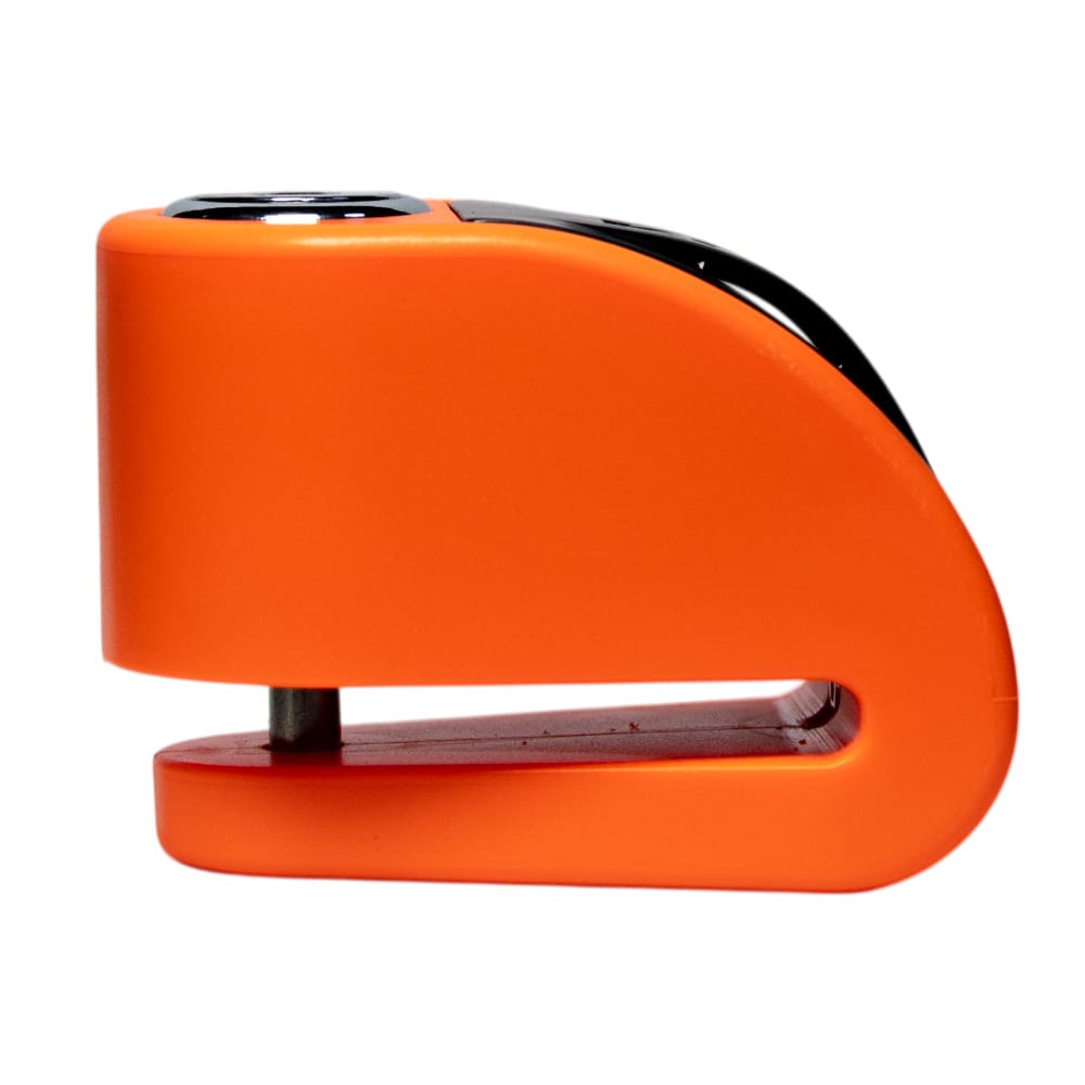 Candado disco moto kovix con alarma kt6-fo naranjo3
