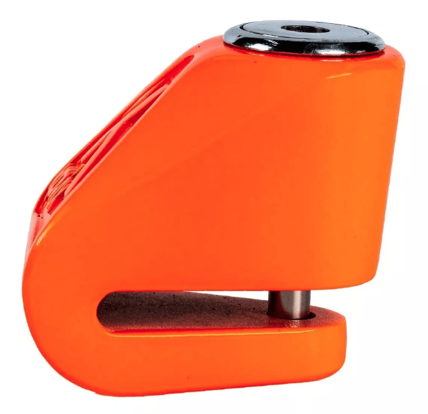 CANDADO DISCO MOTO KOVIX KN1 NARANJO PASADOR 6MM3
