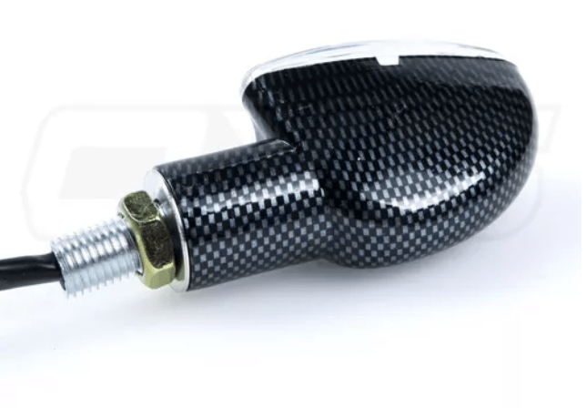 Intermitente para moto tipo carbon2