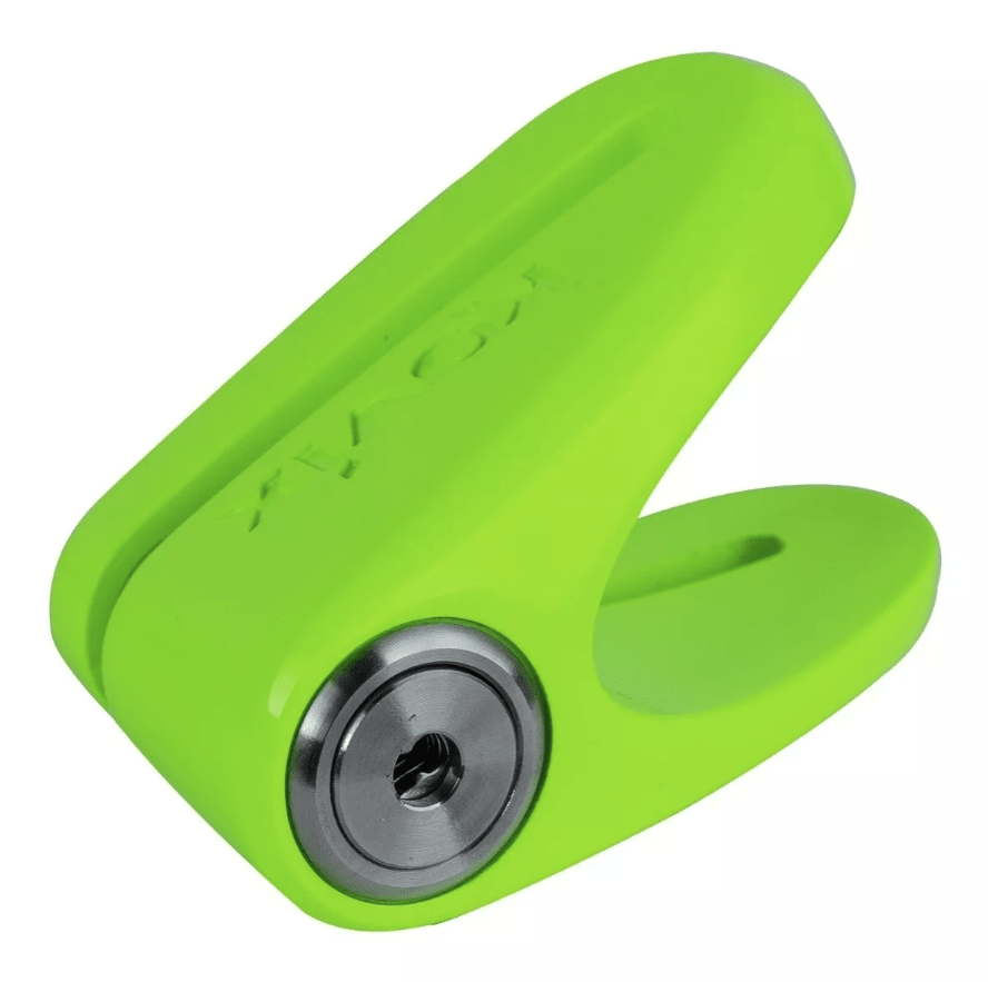Candado De Disco Para Moto Kovix Kvz2 amarillo fluor 14mm Seguridad2