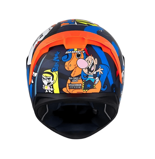 Casco moto shaft 582sp evo billy y mandy az integral edicion limitada cartoon network4