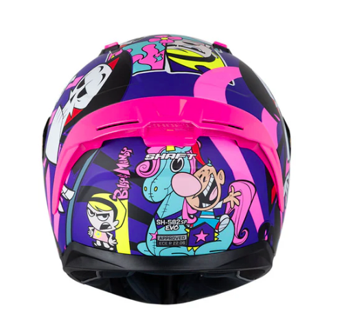 Casco moto shaft 582sp evo billy y mandy mr integral edicion limitada cartoon network4
