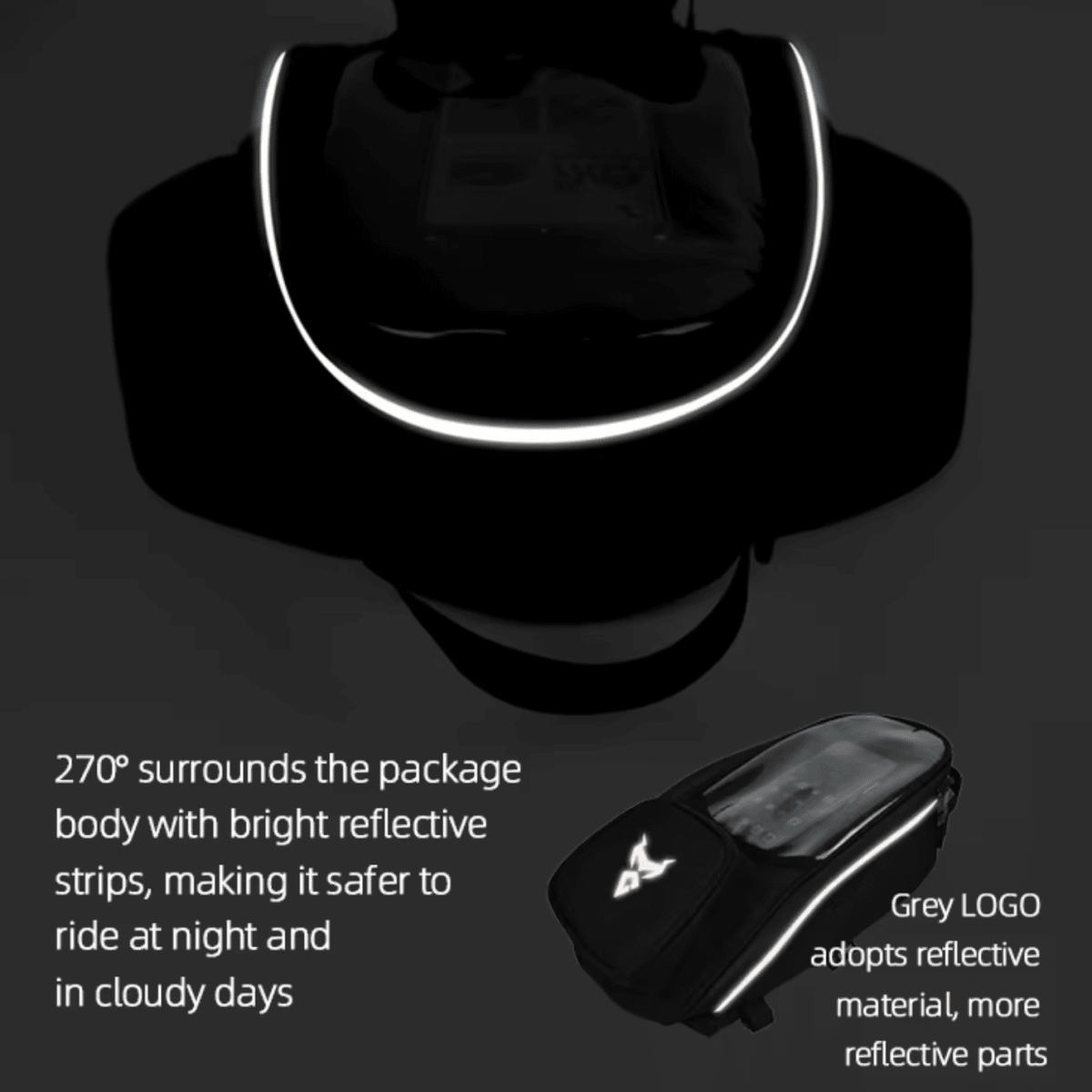 Bolso de estanque para moto motocentric 5.5 litros mc01099