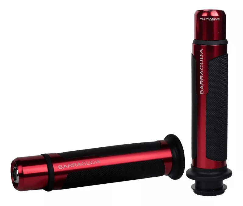 Puños para moto aluminio barracuda2