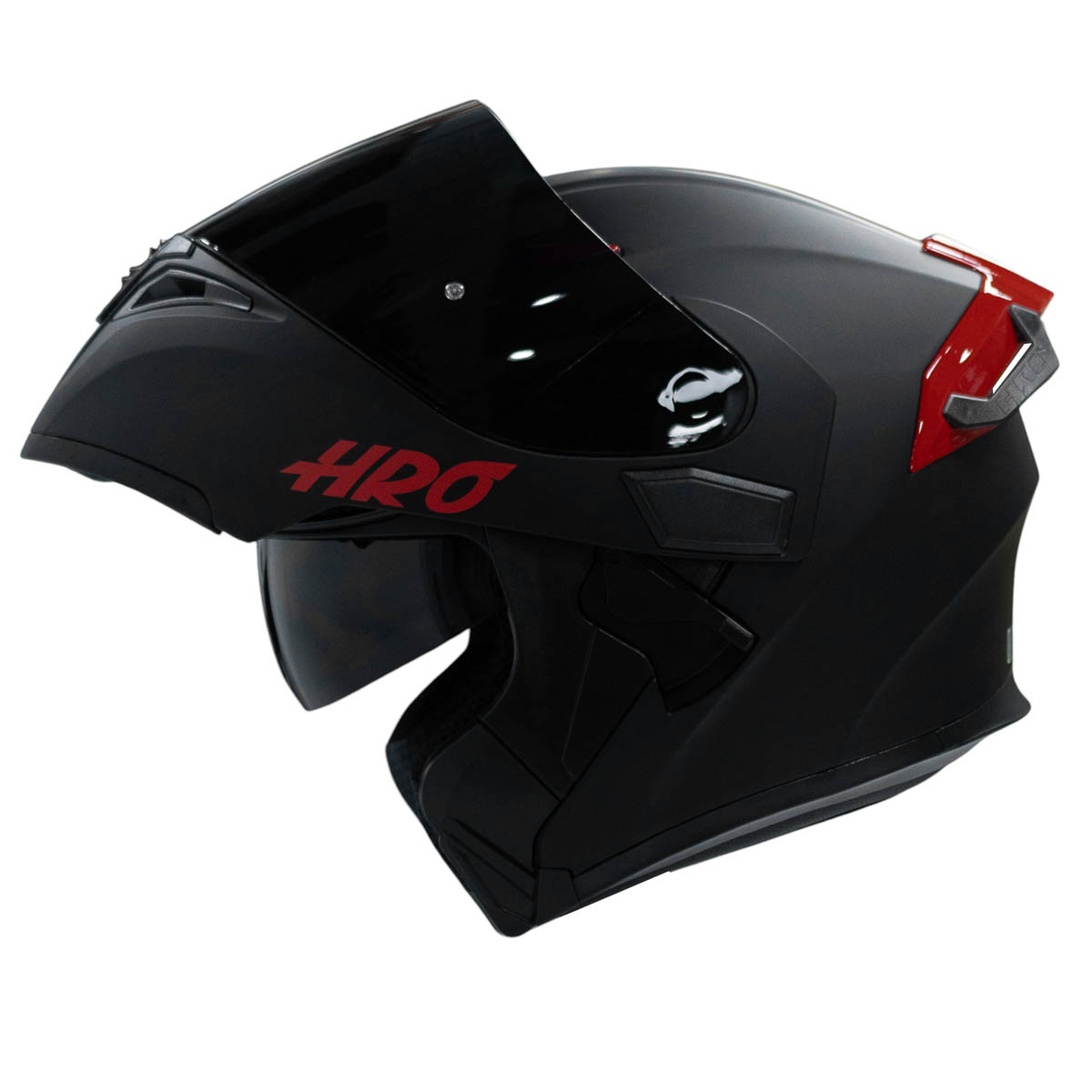 Casco Moto Hro 3400dv solid ng rj Abatible Sun Visor Certificación Dot2