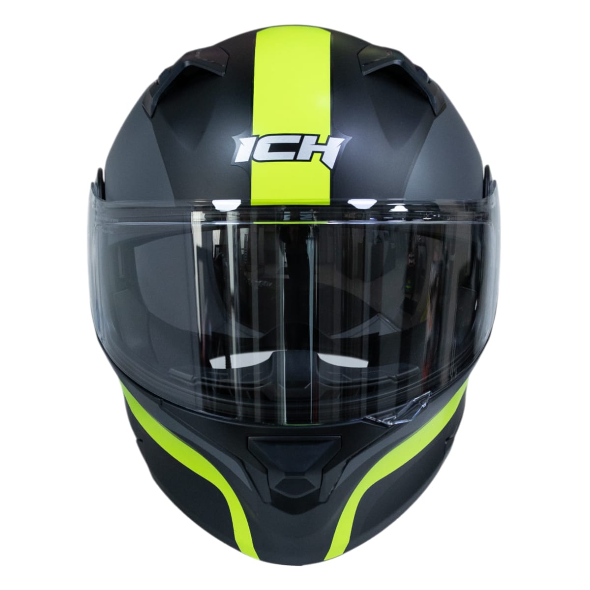 Casco moto ich 3120 further mate am.n abatible con sun visor certificación dot 3cv6