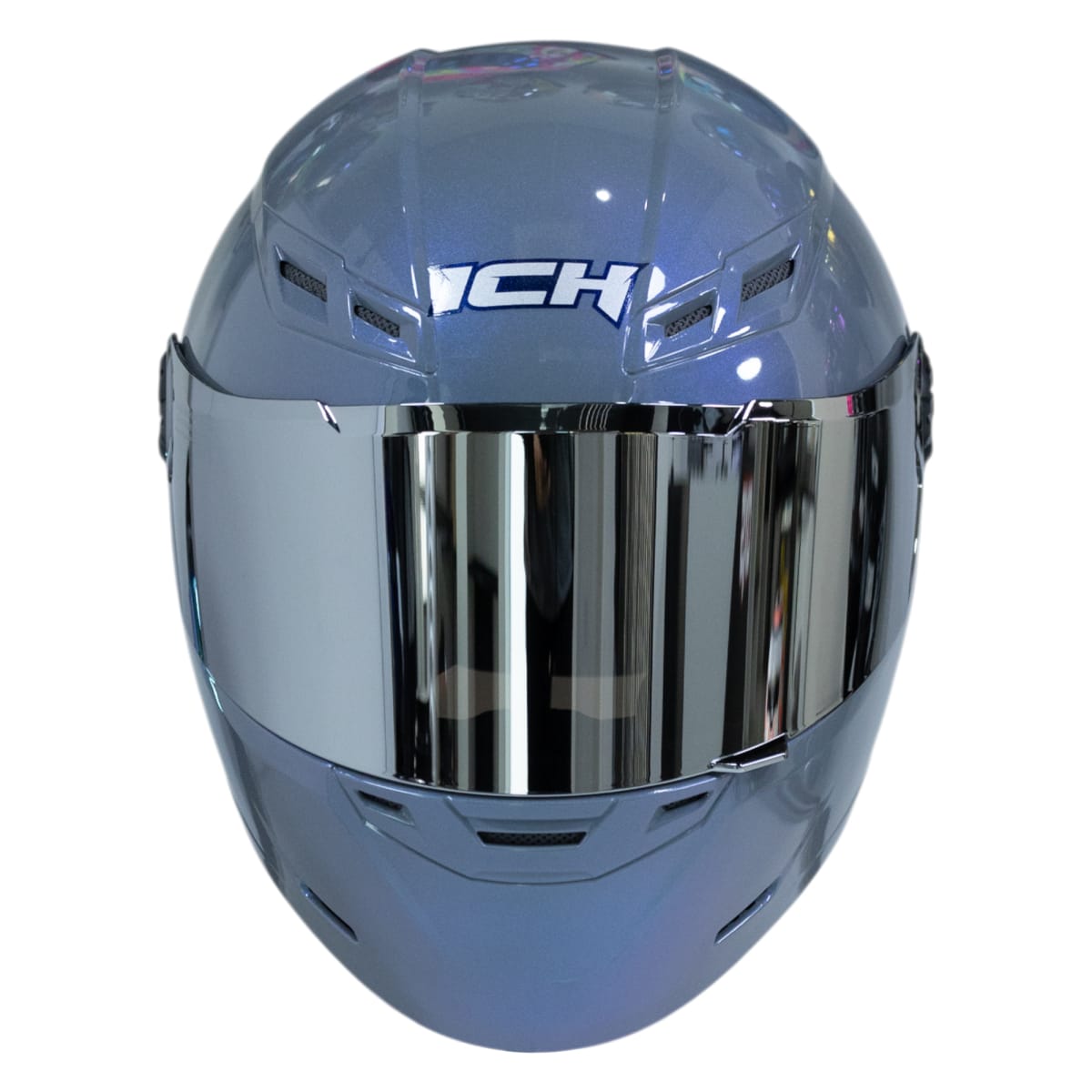 Casco moto ich 501sp camaleon gris integral certificación dot qr3