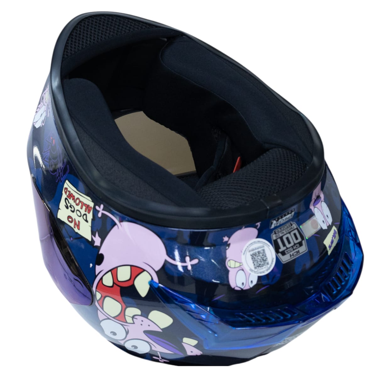 Casco moto ich 503 brave courage edicion especial cartoon network integral certificación dot qr7