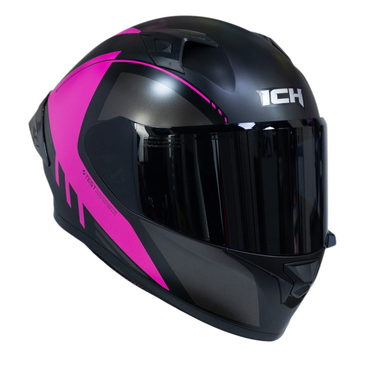 Casco moto ich 503 duko mate fc sm integral certificación dot qr4