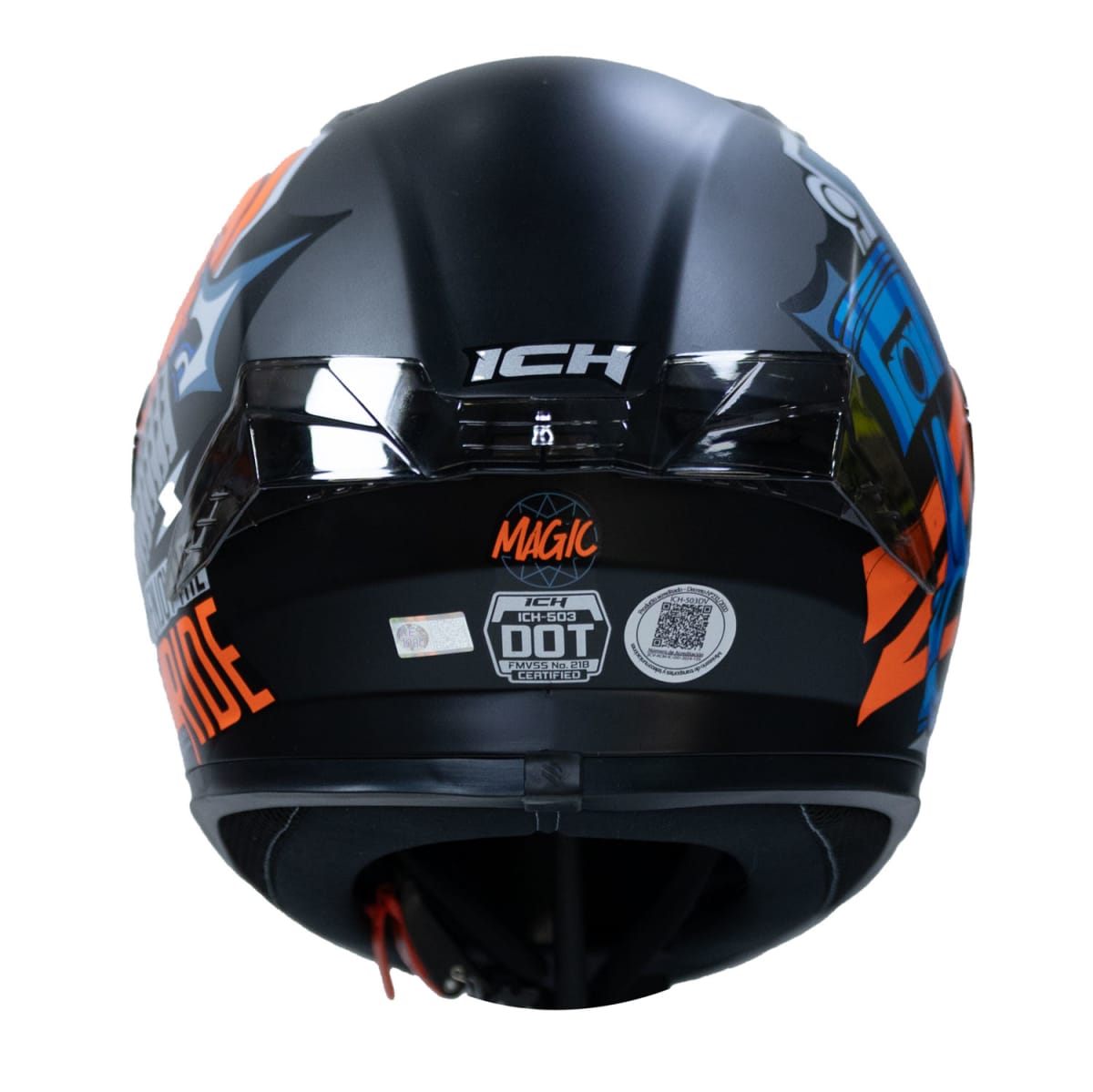 Casco moto ich 503 magic nj.n sm sm integral certificación dot qr4
