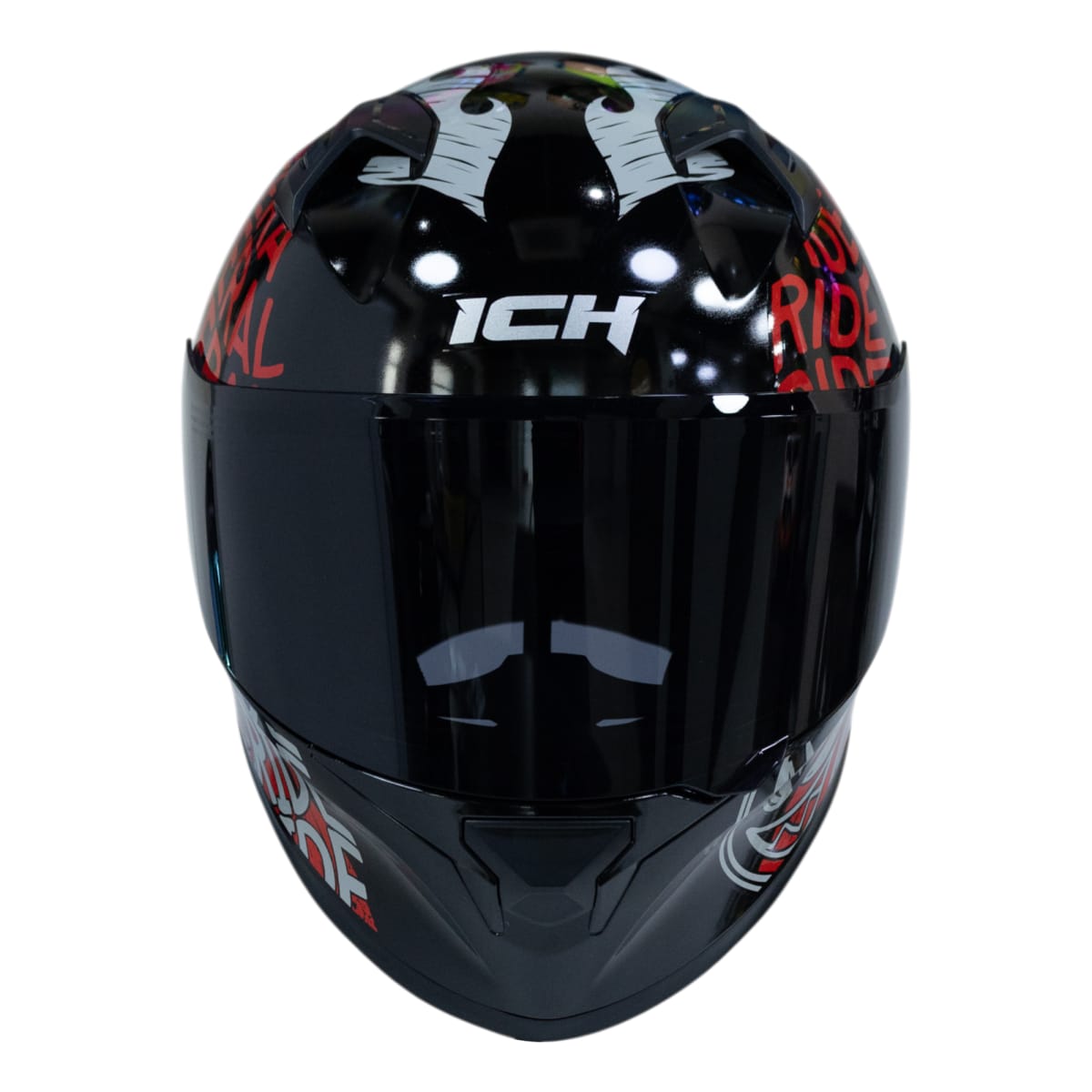 Casco moto ich 503 stay wild brillo rj sm integral certificación dot qr3