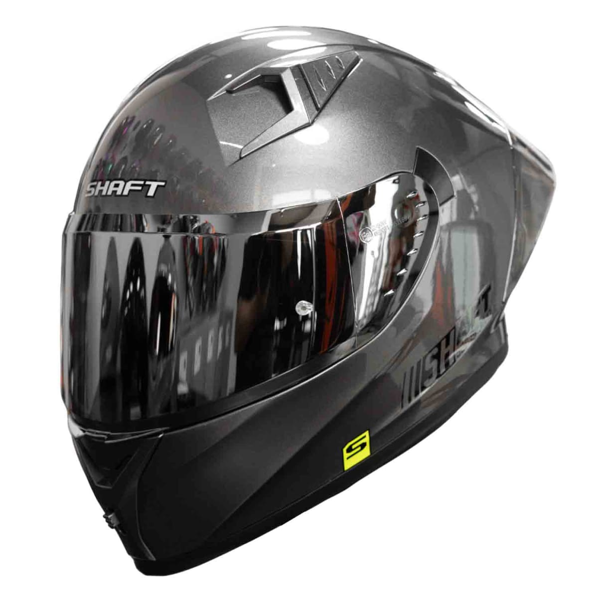 CASCO MOTO SHAFT 526SP SOLID GR BRILLO INTEGRAL2