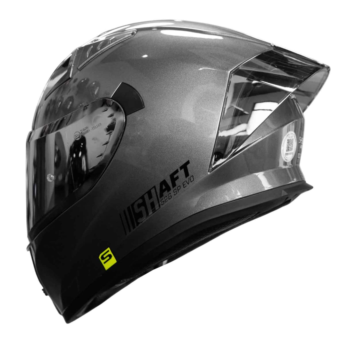 CASCO MOTO SHAFT 526SP SOLID GR BRILLO INTEGRAL3