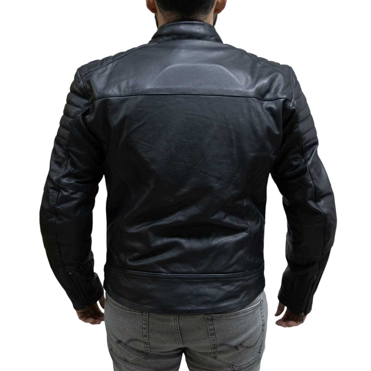 Chaqueta para moto armad gear falcon cuero5