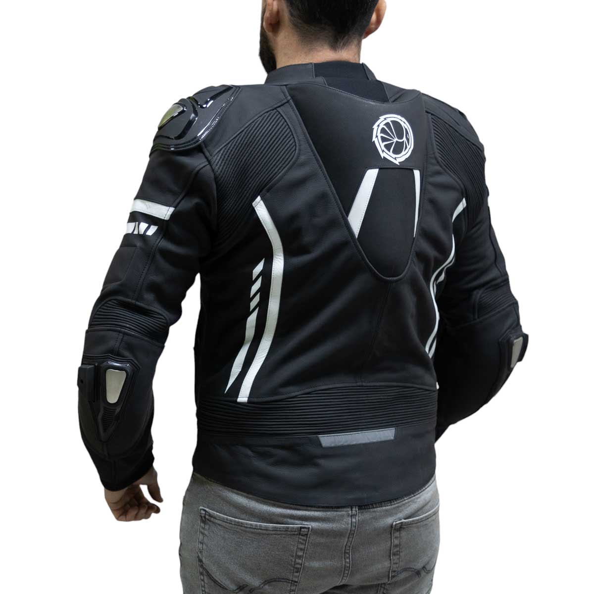 Chaqueta para moto armad gear steel racing con joroba4