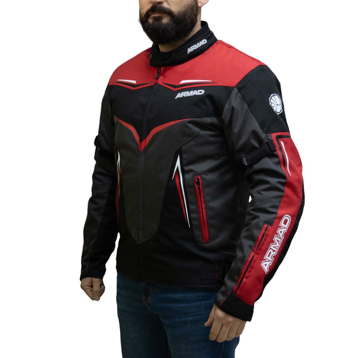 Chaqueta para moto armad gear fox maxdura impermable2