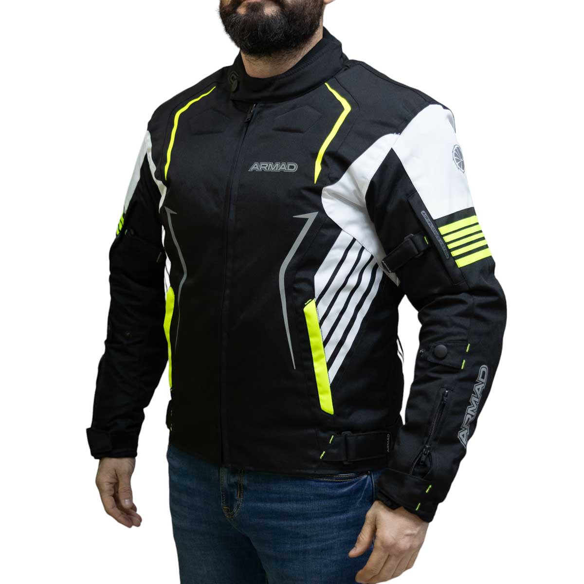Chaqueta para moto armad gear grand maxdura impermable2
