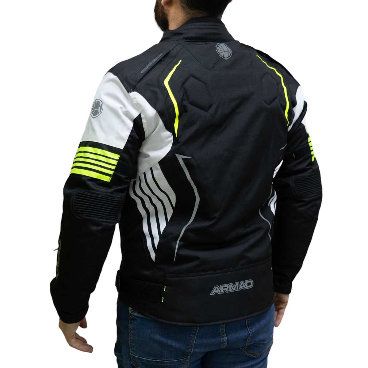 Chaqueta para moto armad gear grand maxdura impermable4