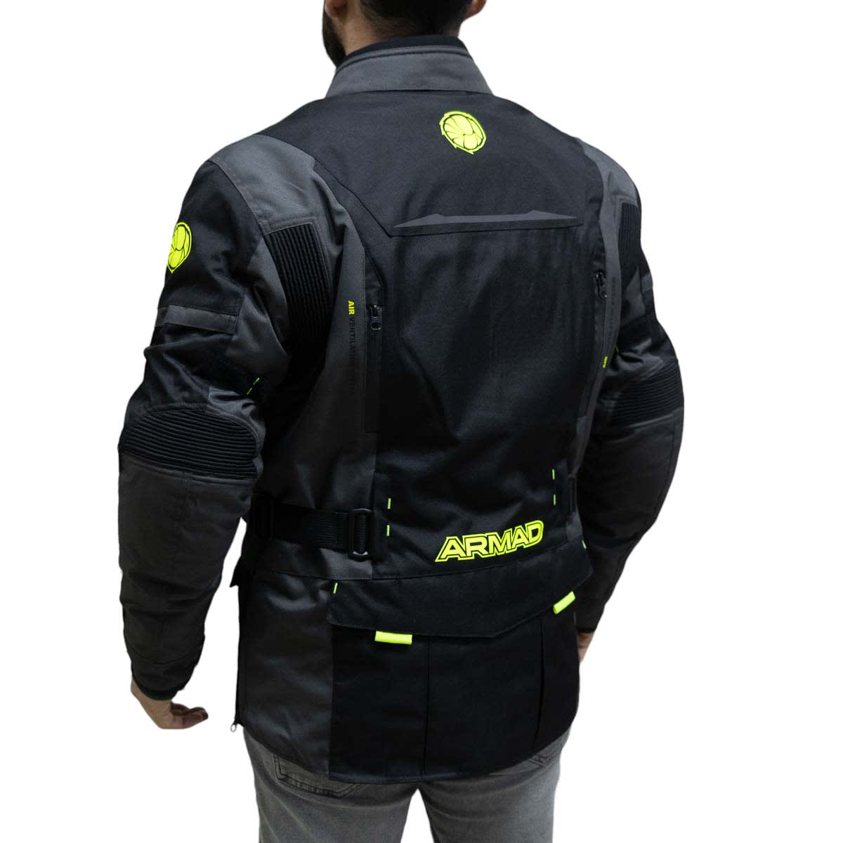 Chaqueta para moto armad gear roxy impermable4
