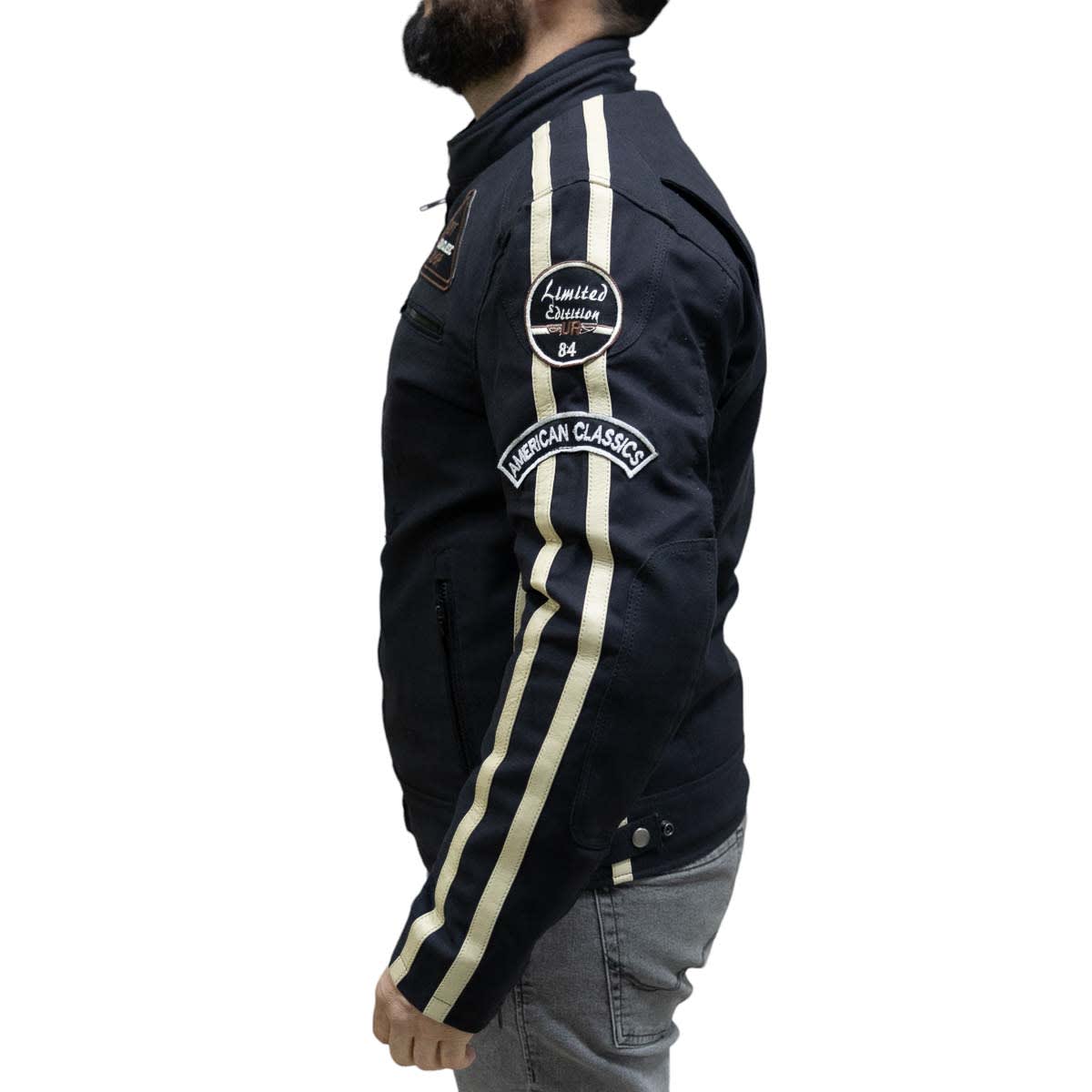 Chaqueta para moto armad gear skull edicion limitada3