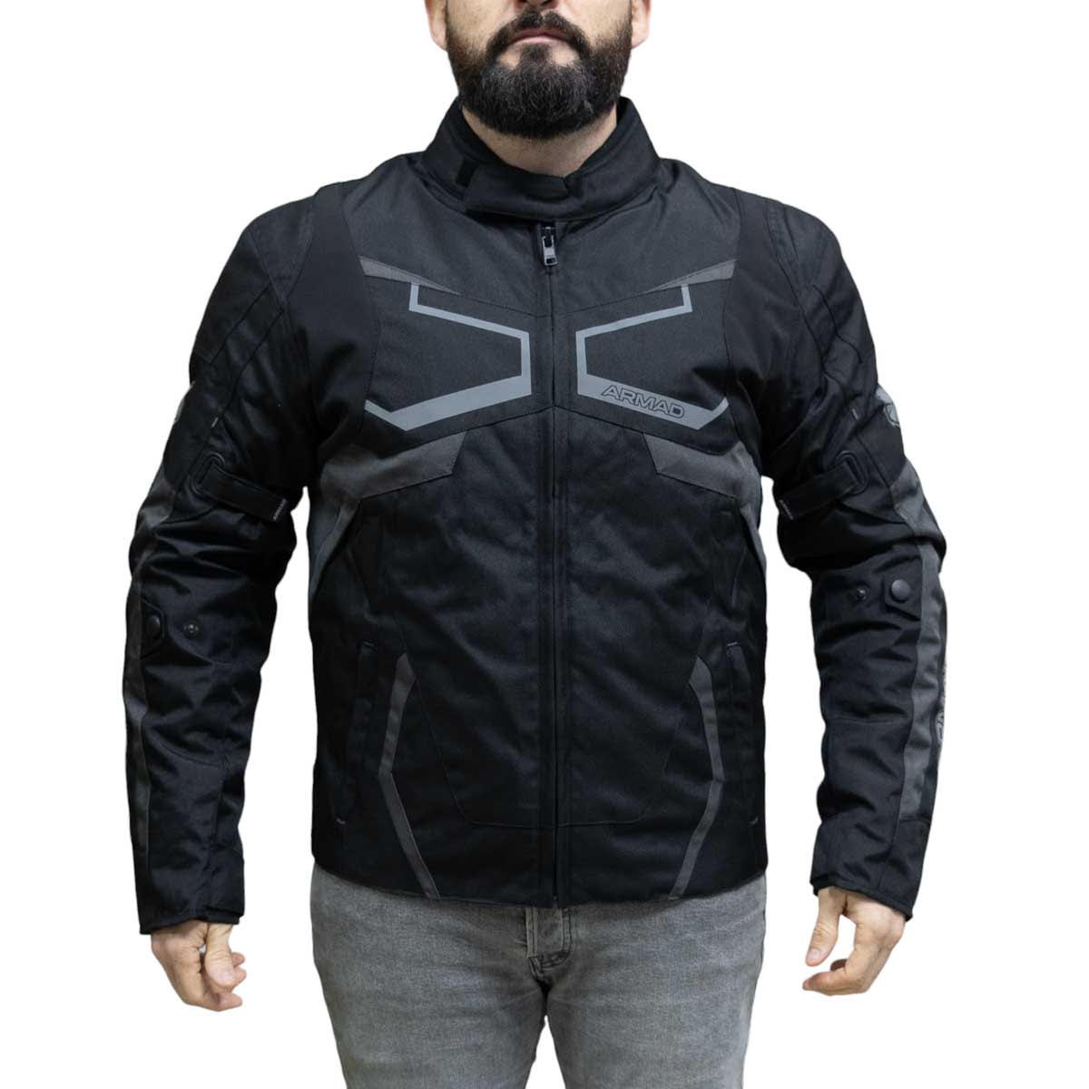 Chaqueta para moto armad gear stunt maxdura impermable1