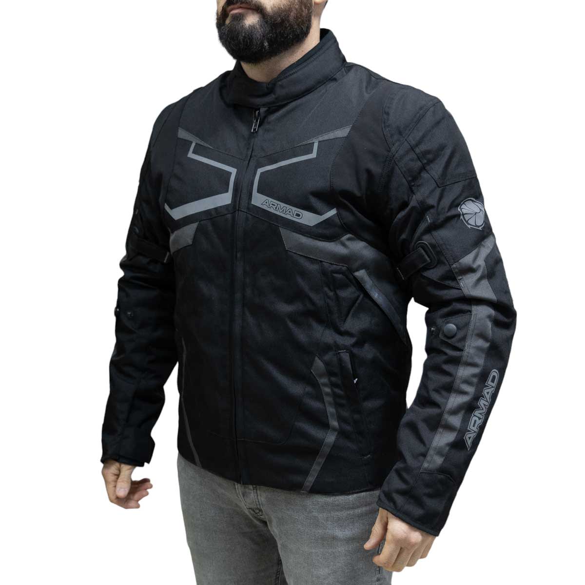 Chaqueta para moto armad gear stunt maxdura impermable2