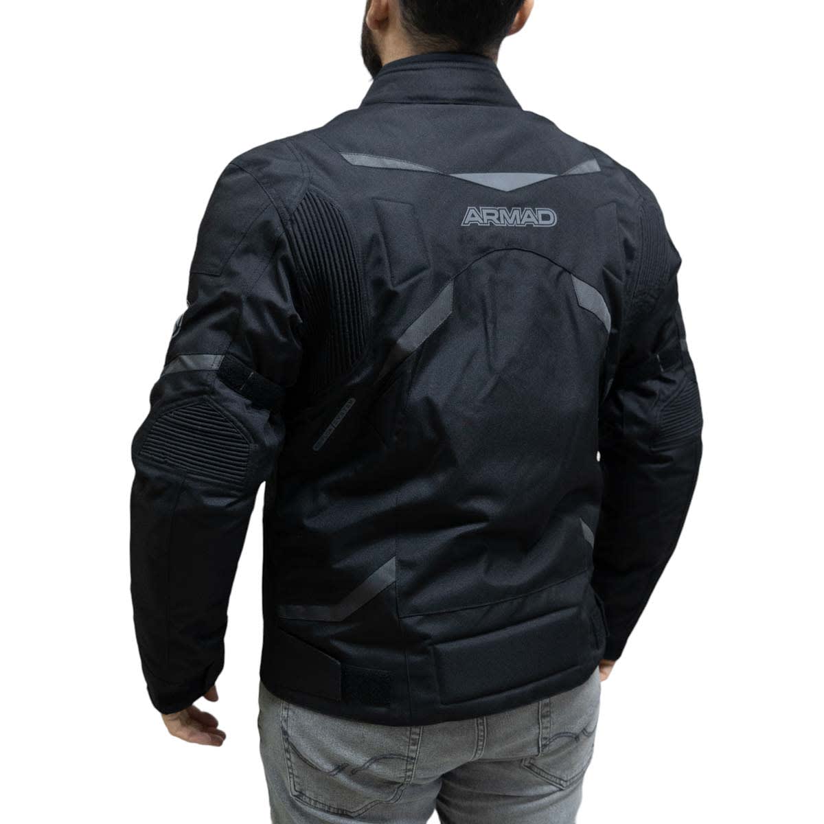 Chaqueta para moto armad gear stunt maxdura impermable4