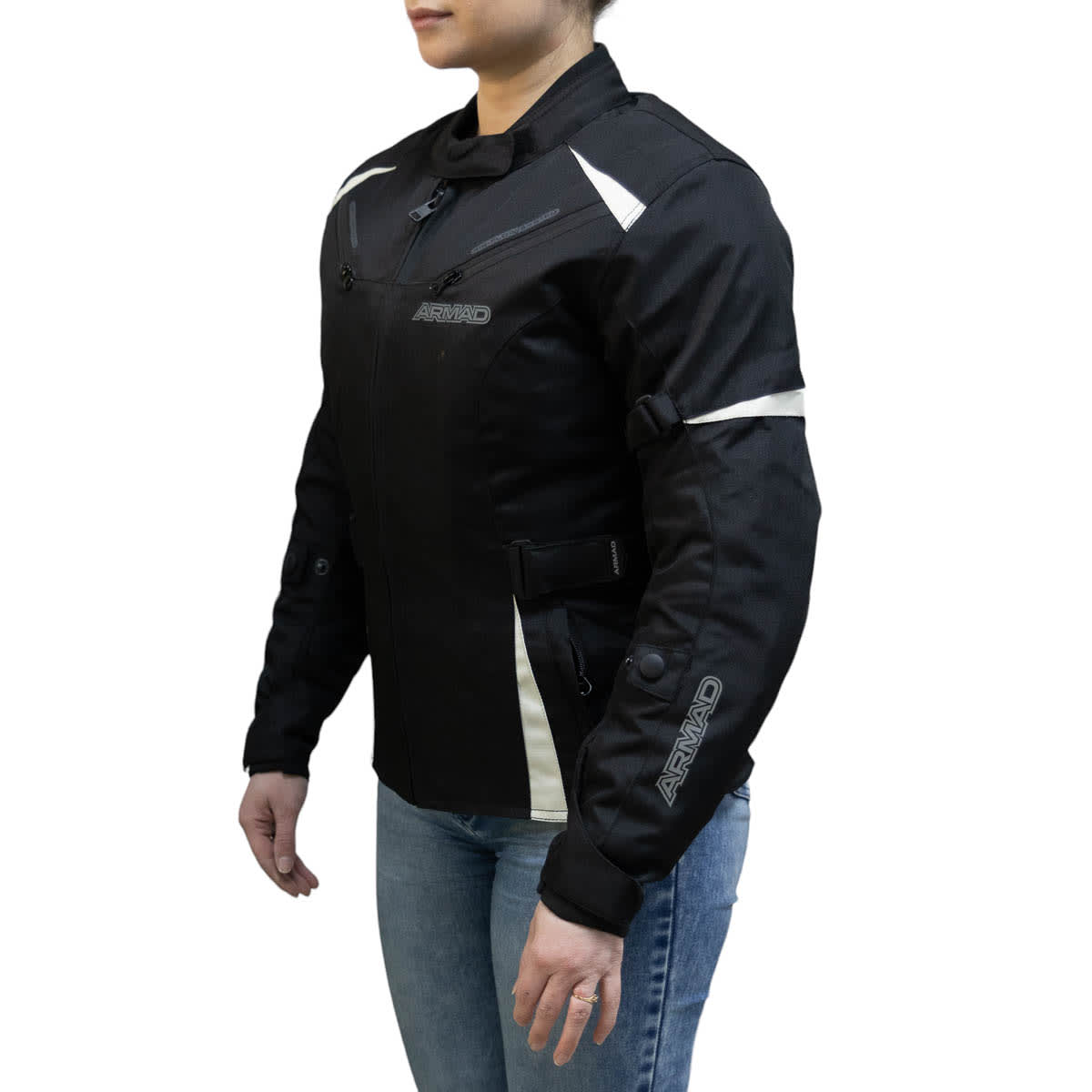 Chaqueta para moto mujer armad gear diva maxdura impermable2