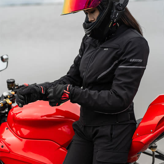 Chaqueta para moto Lyschy Ly-2038 para mujer con protecciones certificadas6