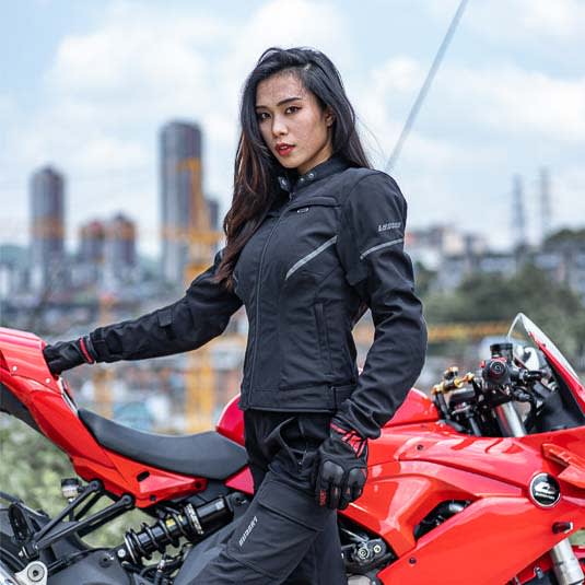 Chaqueta para moto Lyschy Ly-2038 para mujer con protecciones certificadas2