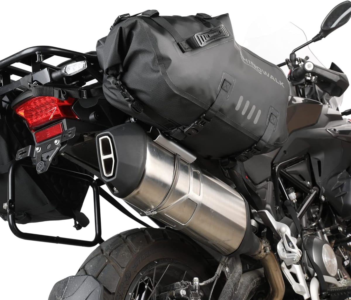 Protector de escape para moto Rhinowalk MTR0043