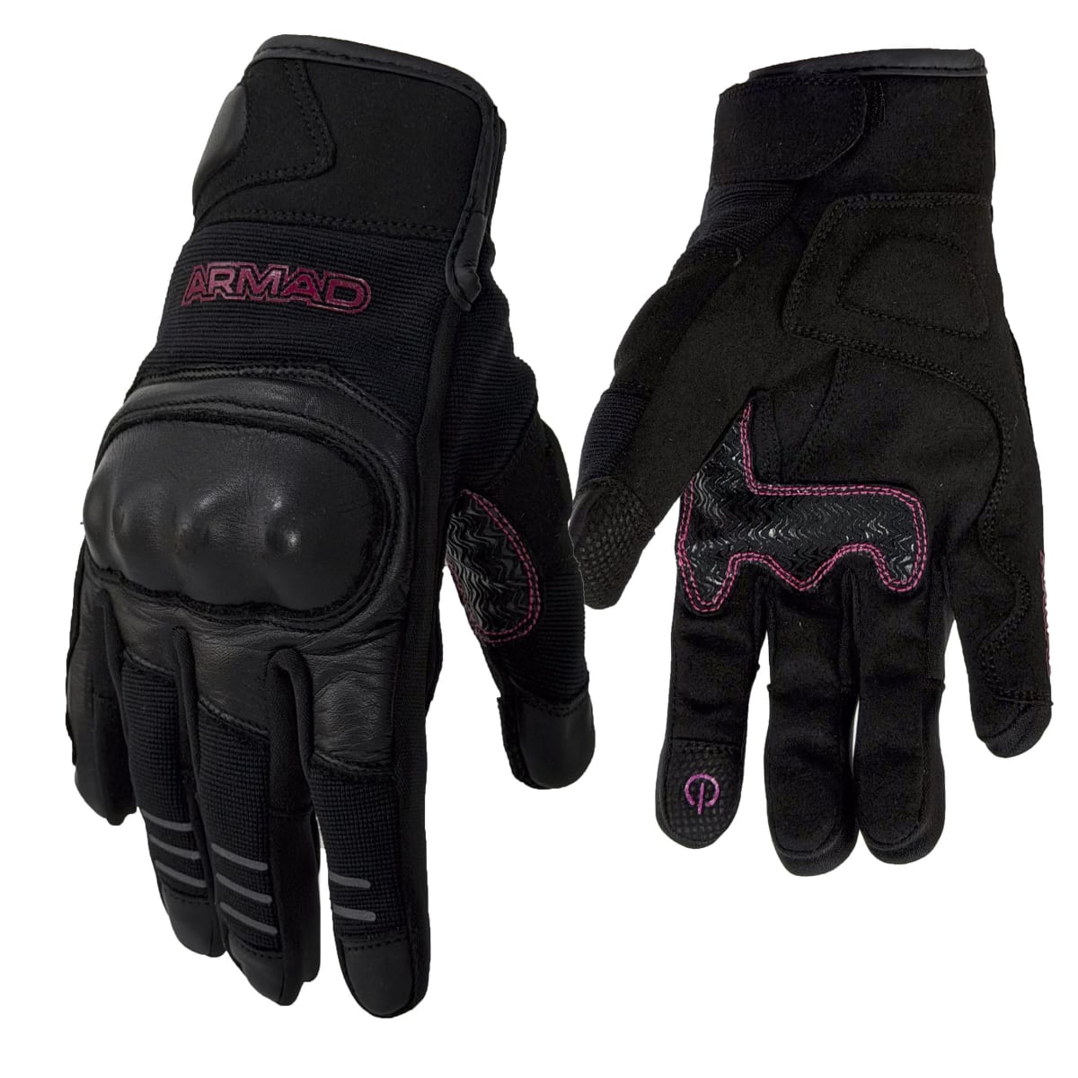 Guantes Para Moto Armad Gear kitt mujerTouch Protecciones1