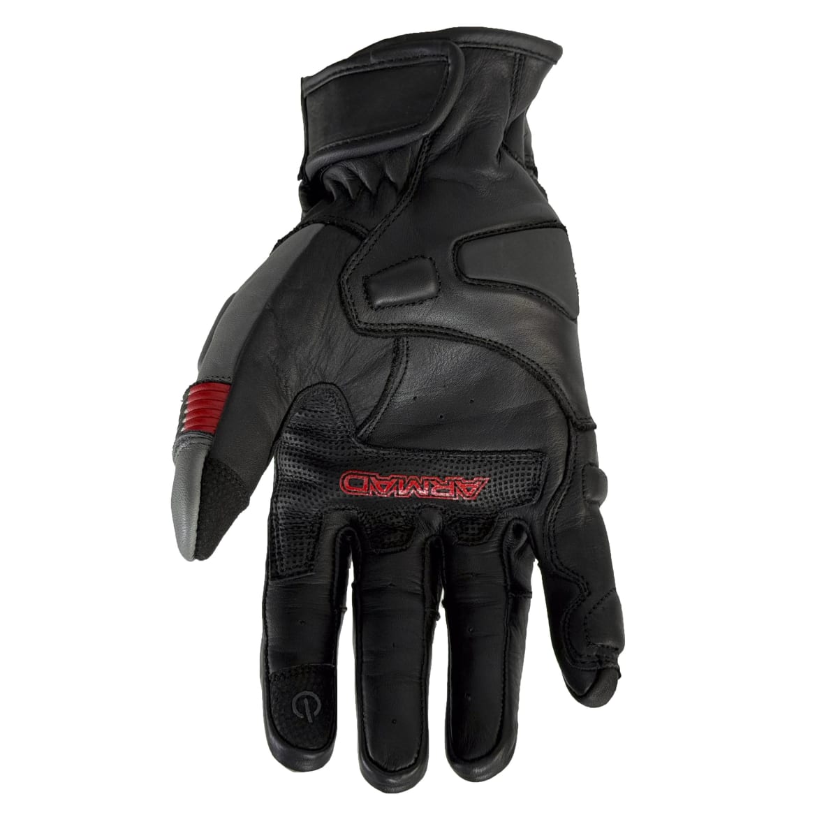 Guantes Para Moto Armad Gear Hiver cuero Touch Protecciones3