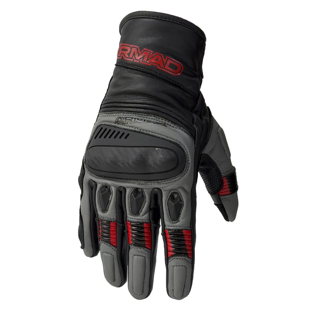 Guantes Para Moto Armad Gear Hiver cuero Touch Protecciones2