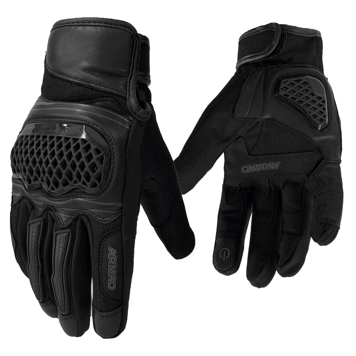 Guantes Para Moto Armad Gear Lace up Touch Protecciones1