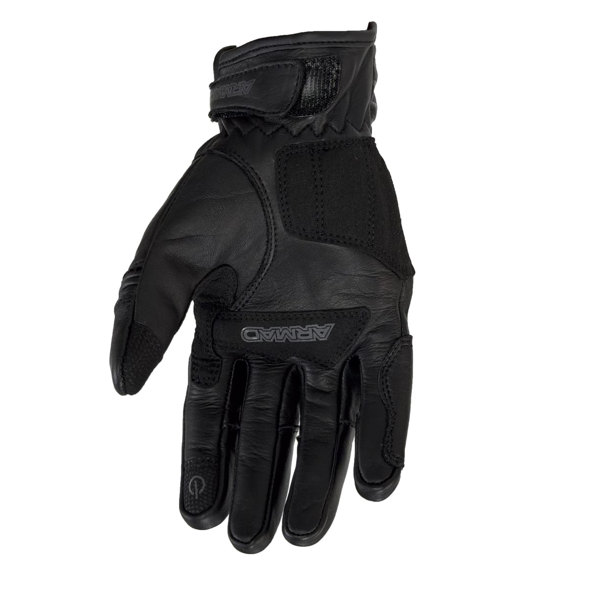 Guantes Para Moto Armad Gear Touch cuero Touch Protecciones3